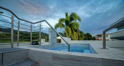 Jesus did it, Christian Paradise with jacuzzi, terrace, and peaceful atmosphere.