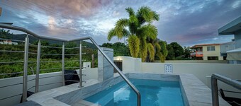 Jesus did it, Christian Paradise with jacuzzi, terrace, and peaceful atmosphere.