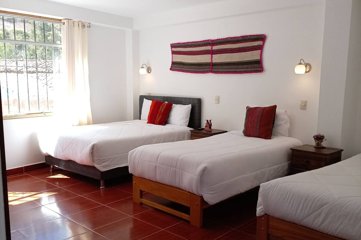 Family Triple Room | Hypo-allergenic bedding, desk, laptop workspace, free WiFi