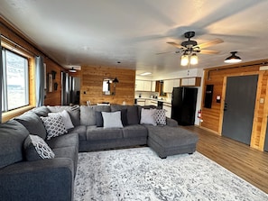 Living area - Cozy 1-bedroom apartment unit C, sleeps 6  across from famous Cody Nite Rodeo! (Cody)