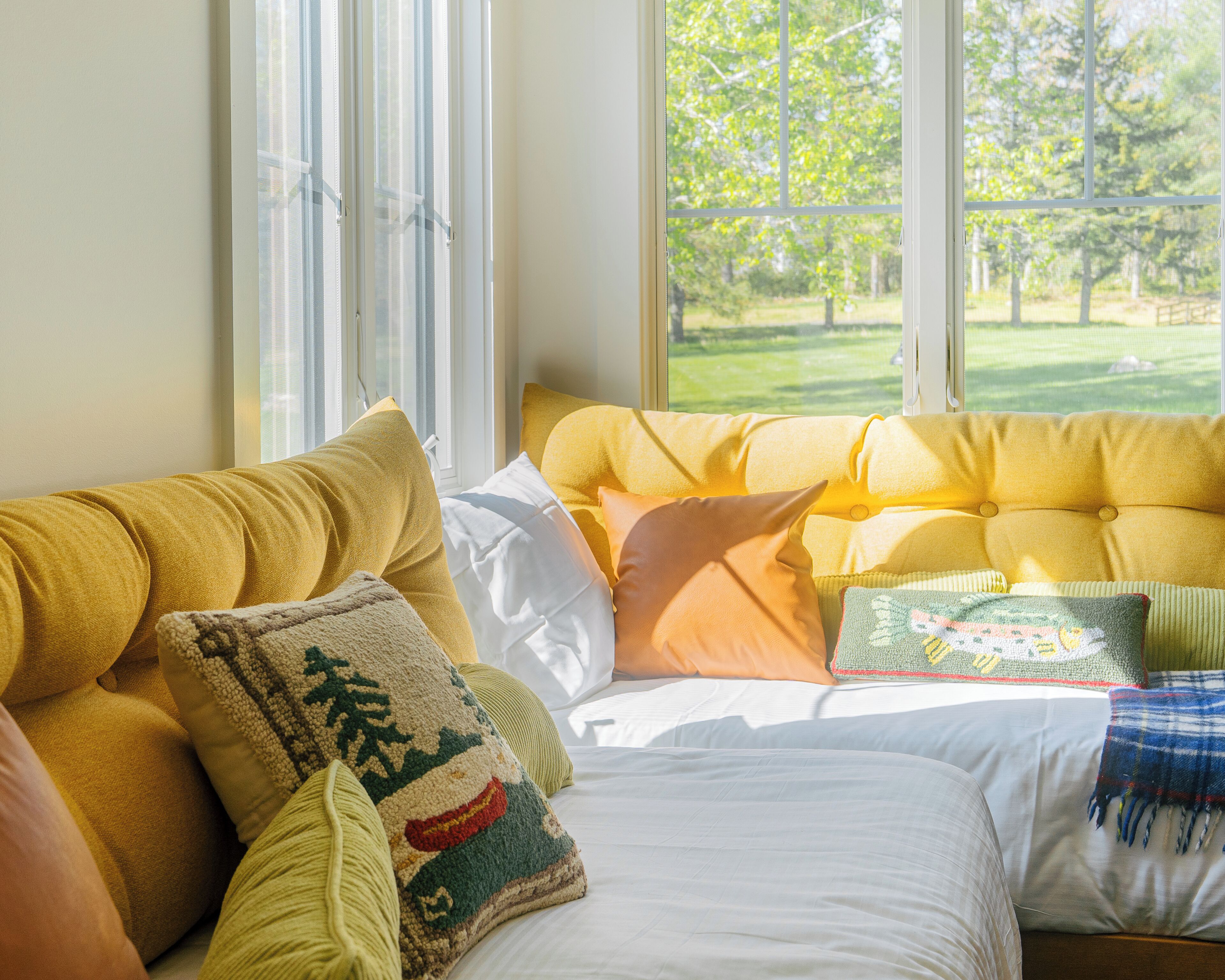 ラグジュアリー キャビン 1 ベッドルーム パークビュー | エジプト綿のシーツ、高級寝具、デスク、ノートパソコン用作業スペース