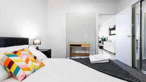 2 slaapkamers, een bureau, gratis wifi, beddengoed