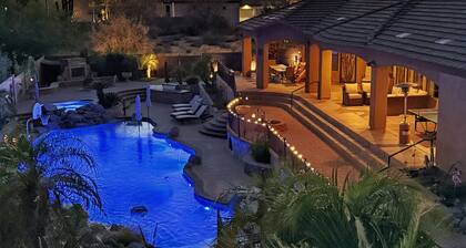 Pickleball Court! +GIANT Pool w/Waterslide! Game Room, Hot Tub, Golf+
