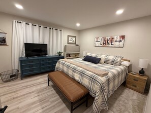 1 soverom, strykejern/-brett, reiseseng for barn og wi-fi (inkludert)