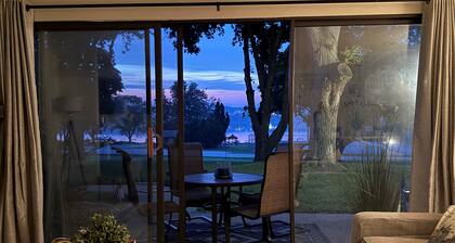 Reflections on the Lake in charming Lake Geneva,