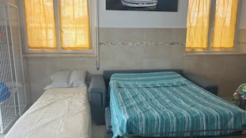 1 chambre, fer et planche Ă  repasser, Wi-Fi, draps fournis