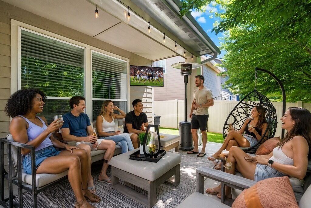 Spacious gathering areas designed for relaxing, reconnecting, and spending quality time together.”