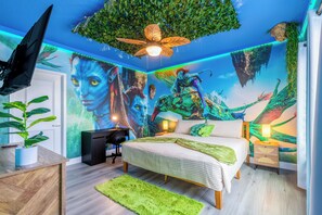 5 bedrooms, iron/ironing board, travel cot, WiFi - Villa Adventure -12 PPL - Pool -15 Min to Disney (Davenport)