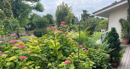 Charming 2-bedroom apartment terrace, view, WiFi, AC in lovely Noventa di Piave