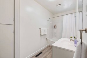 Shower, hair dryer
