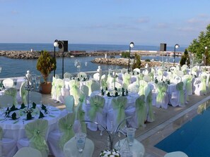 Área de bodas al aire libre