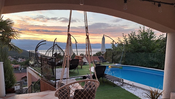 Apartment, 4 Bedrooms, Smoking, Private Pool | Terrace/patio - Beautiful Luxury Apartment in Villa Emily With Amazing Sea View (Opatija)