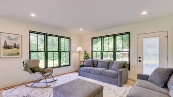 Smart-tv en een open haard