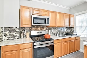 Microwave, oven, stovetop