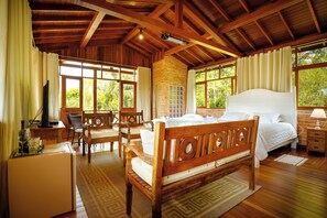 Suite Panorama, beranda | 1 kamar tidur, Wi-Fi gratis, dan seprai linen