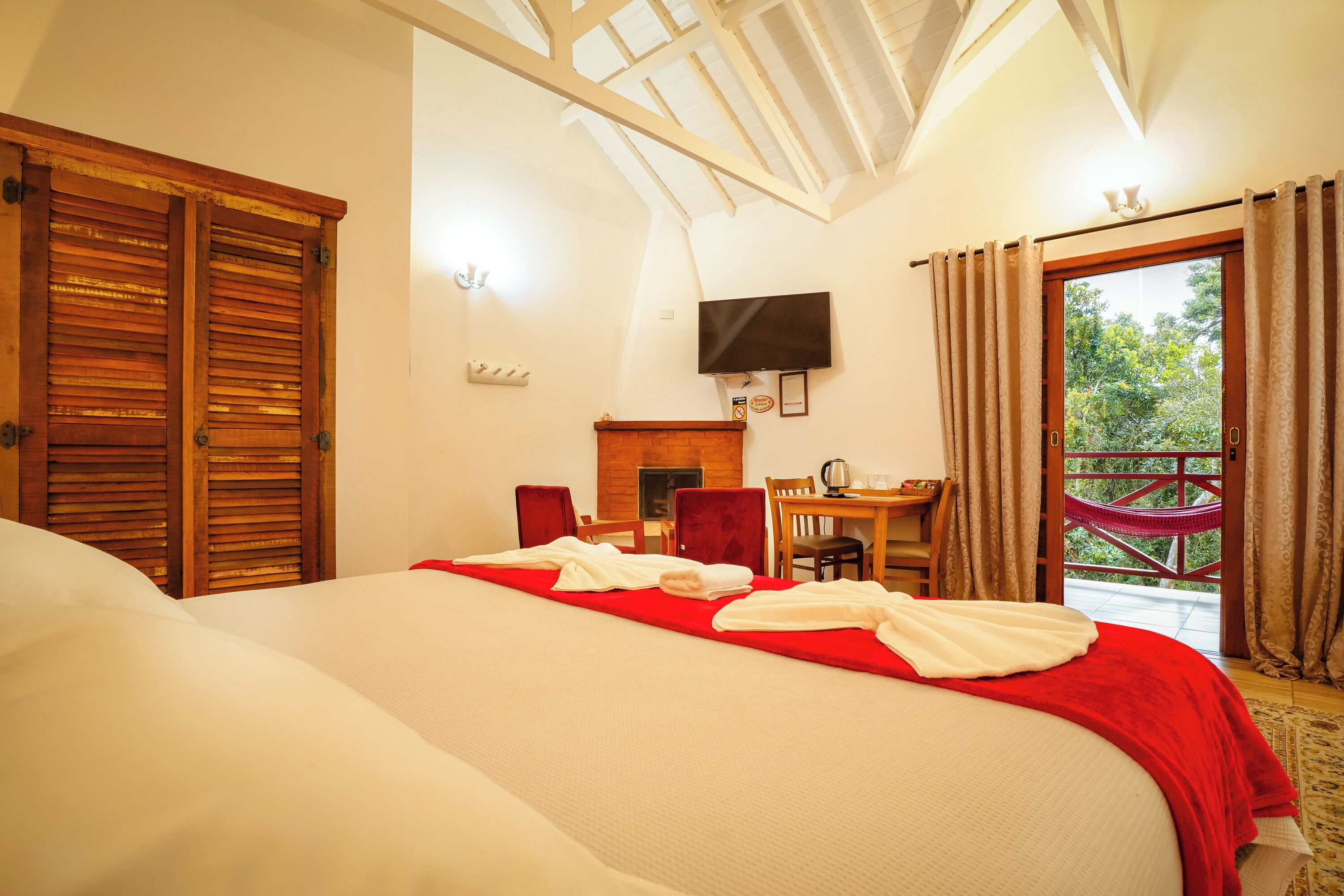 Exclusive Chalet, Balcony, Garden View | Television