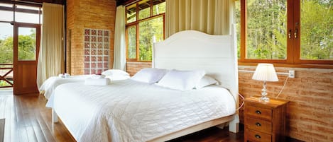 Suite Panorama, beranda | 1 kamar tidur, Wi-Fi gratis, dan seprai linen