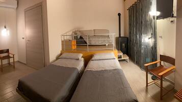 1 室のベッドルーム、ベッドシーツ