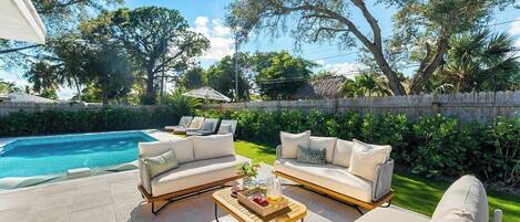 Una piscina climatizada