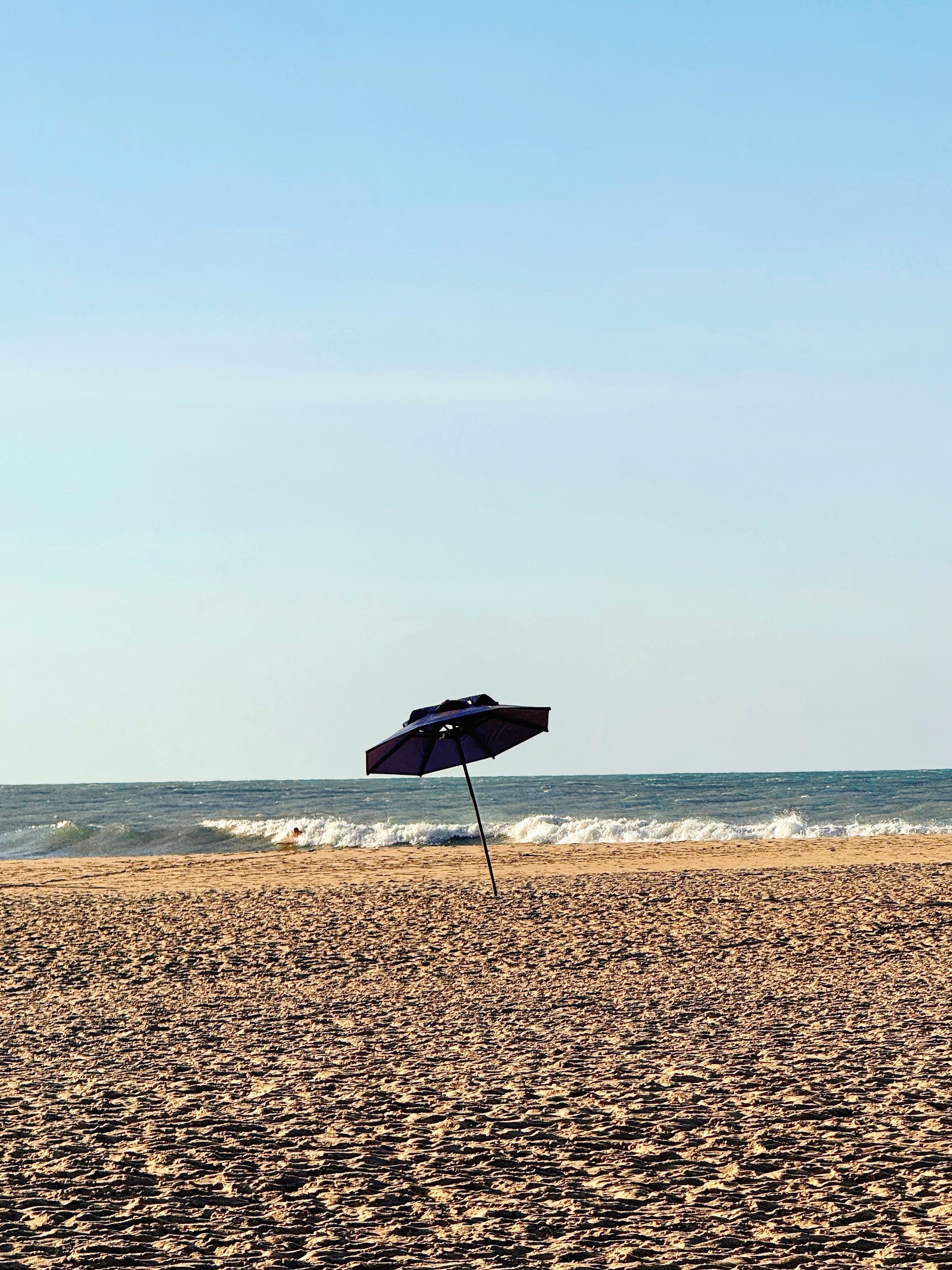 Na praia 