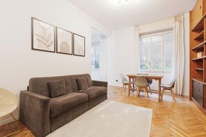 Living area - Brera Apartments in Garibaldi (Milan)