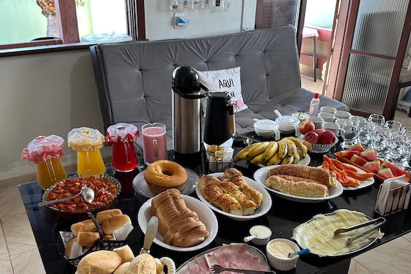 Free daily full breakfast