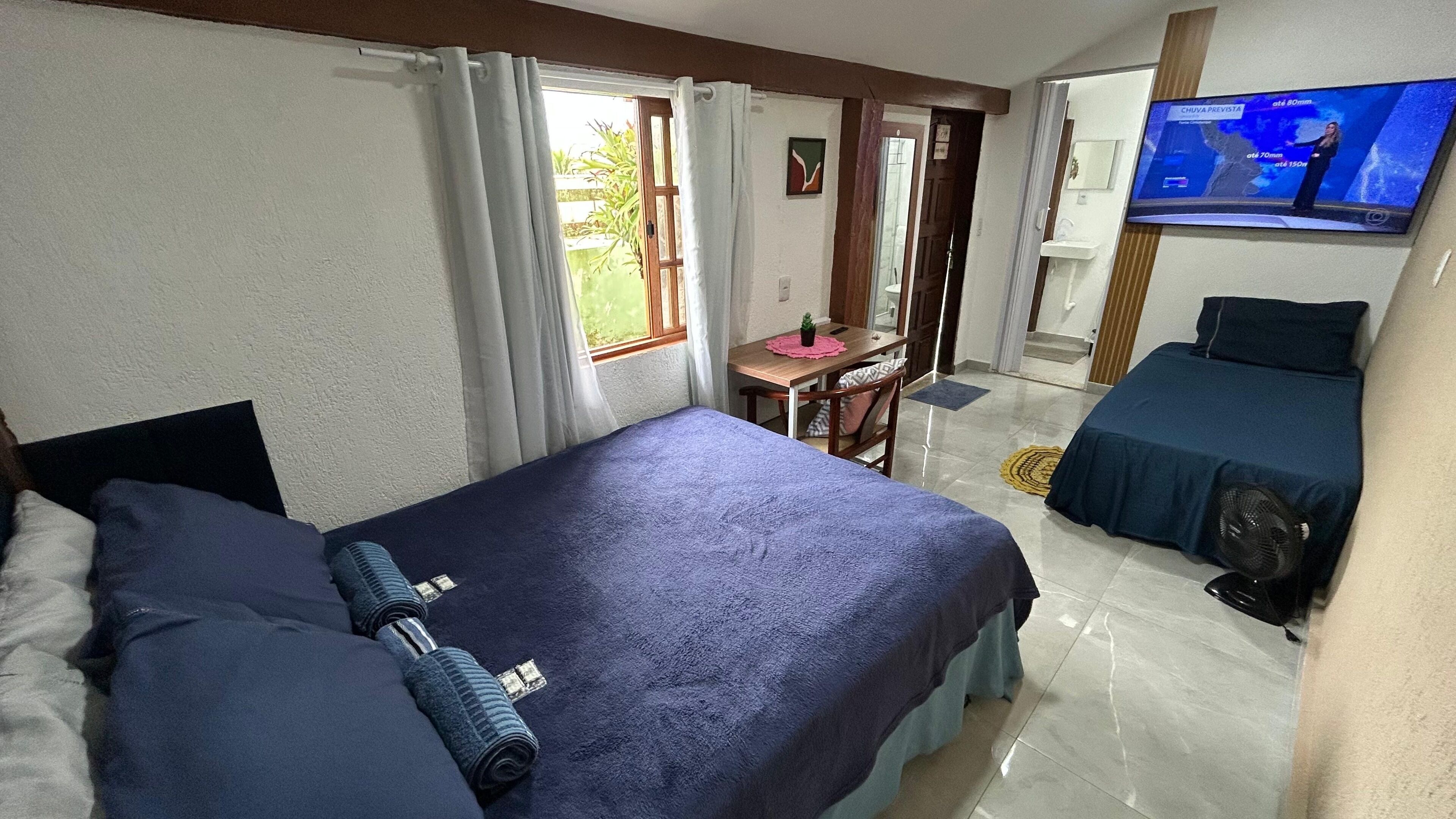 Iron/ironing board, free WiFi, bed sheets