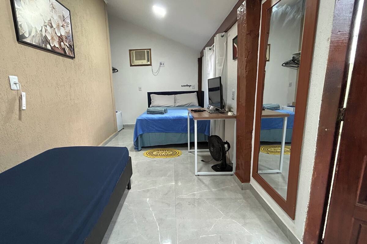 Kamar Triple Comfort | Setrika/meja setrika, Wi-Fi gratis, dan seprai linen