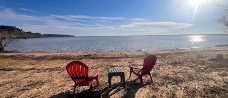 Sun loungers, beach towels