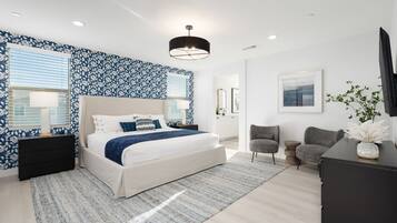 6 bedrooms, iron/ironing board, travel crib, free WiFi