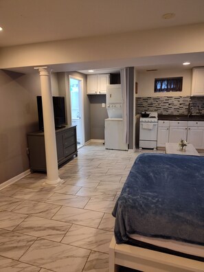 1 bedroom, iron/ironing board, WiFi, bed sheets - Chic studio with WiFi and AC in beautiful Rockville MD. (Rockville)