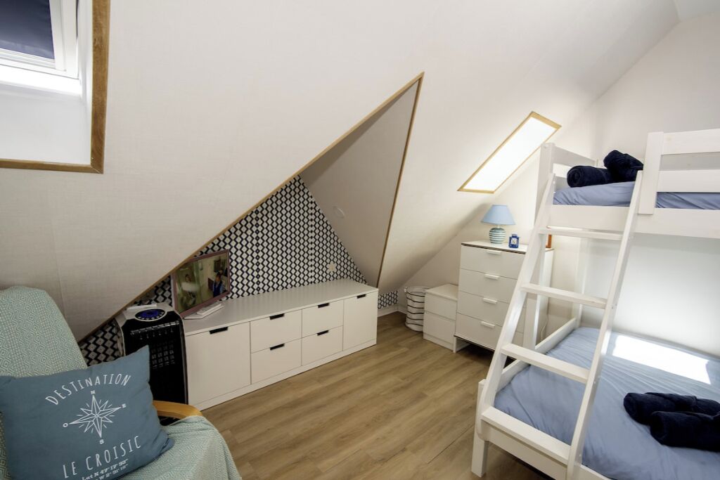 2 bedrooms, iron/ironing board, travel crib, bed sheets