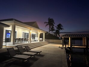 Terrace/patio - 4-Bedroom, 4-Bath Oasis in Treasure Cay – WiFi, AC, Steps from the Water (Treasure Cay)