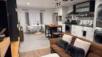 Smart TV, DVD player, books