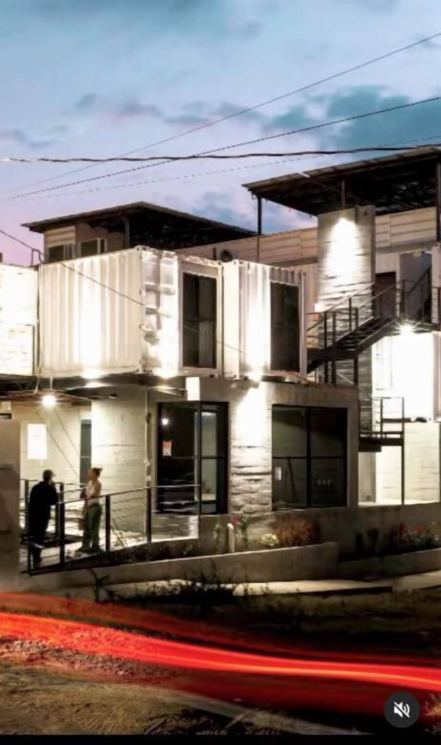 Front of property - evening/night