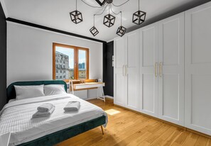 2 dormitorios, tabla de planchar con plancha, wifi y ropa de cama