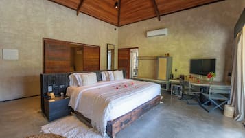 Bangalô Master Jardim | 1 Schlafzimmer, laptopgeeigneter Arbeitsplatz, kostenloses WLAN
