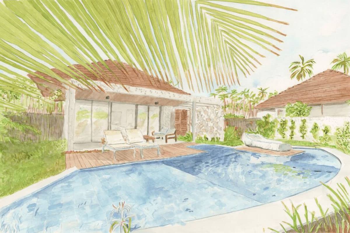 Bangalô Piscina