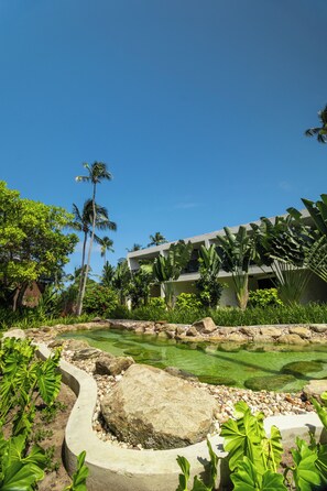A tropical resort with a clear pool, lush greenery, and modern architecture. - NANNAI Milagres (Passo de Camaragibe)