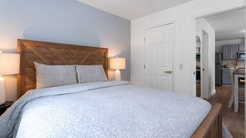 2 bedrooms, iron/ironing board, travel crib, free WiFi