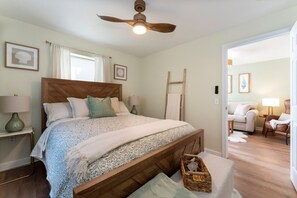 4 bedrooms, iron/ironing board, travel cot, WiFi