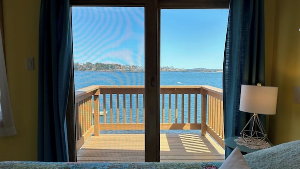 Unclassified image, 1 of 38, button - Oceanfront Escape: Deck & Granite Steps to Shore (Harpswell)