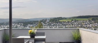 Holiday Apartment 'Zum Hasen' with Mountain View, Private Terrace and Wi-Fi