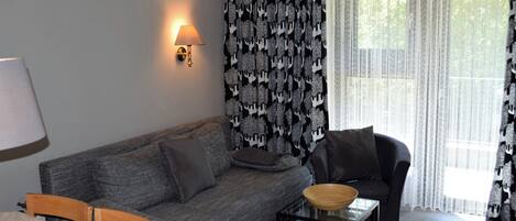 TV, DVD player, ping pong, stereo