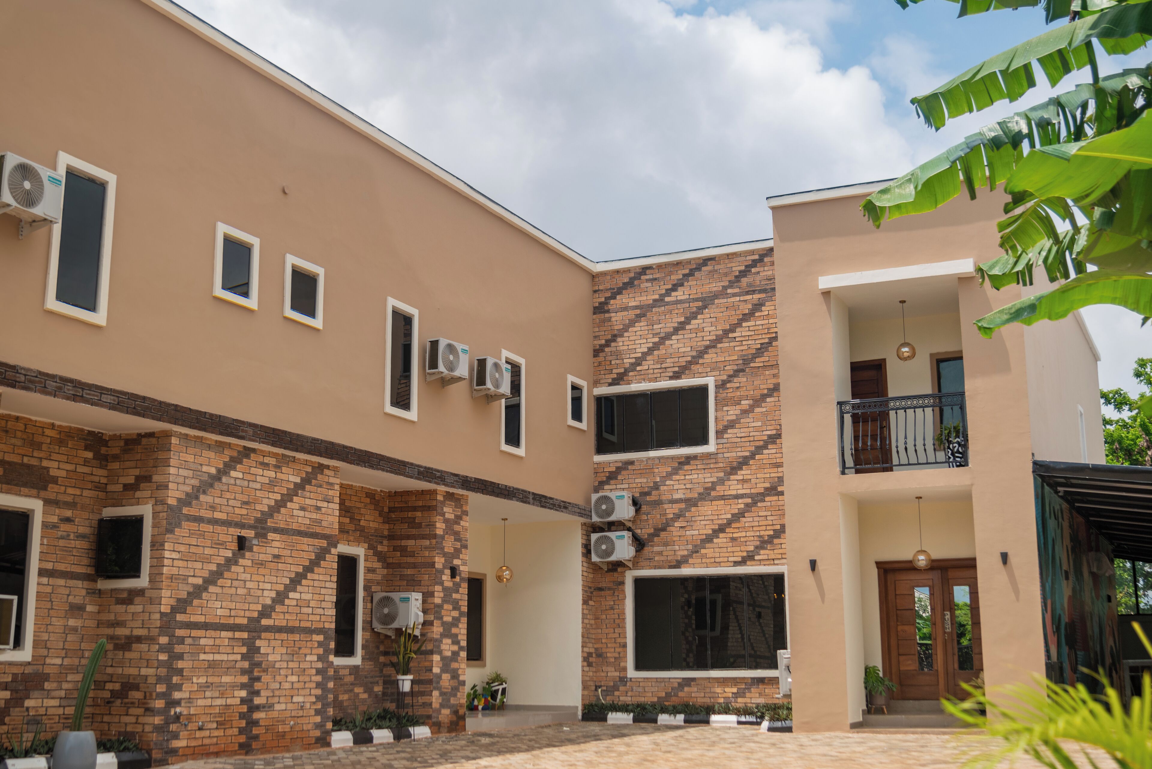 Façade de l’hébergement