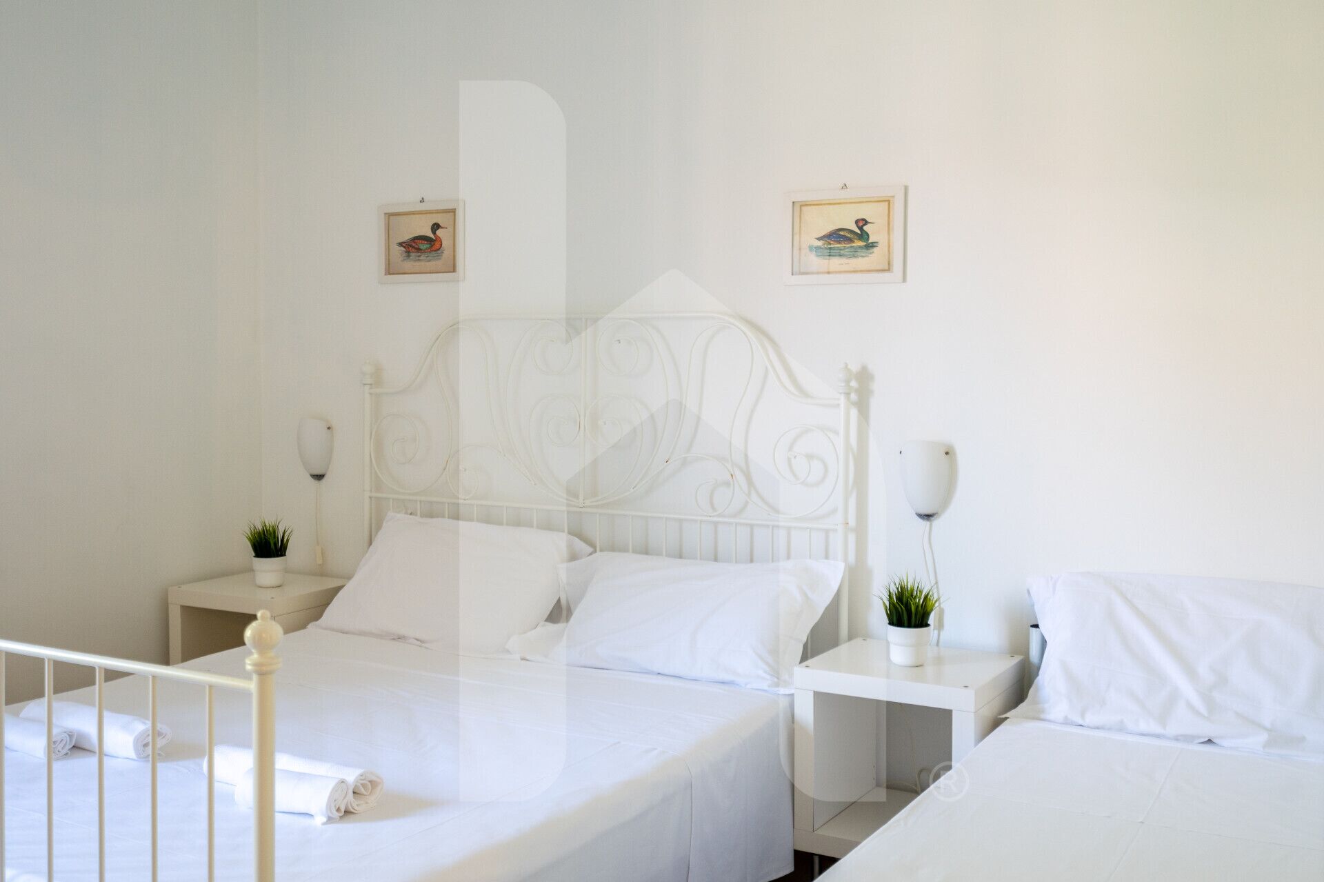 2 chambres, draps fournis