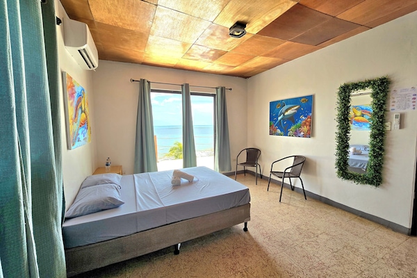 Habitació doble bàsica, balcó, vistes a la platja