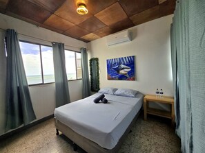 Chambre de base double, vue sur la plage