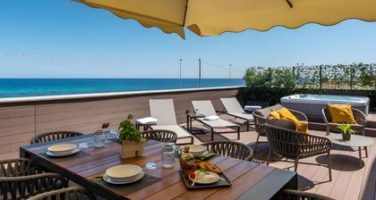 Ferienwohnung 'Luxury Terrazza' mit Meerblick, WLAN und Klimaanlage
