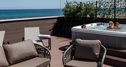 Ferienwohnung 'Luxury Terrazza' mit Meerblick, Wi-Fi und Klimaanlage
